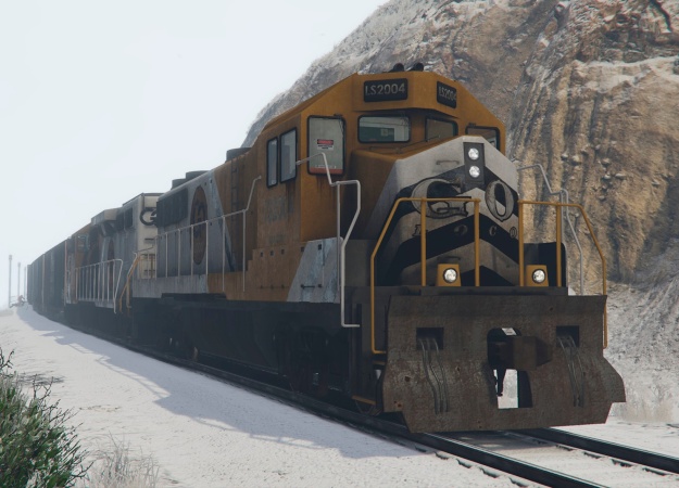 Гифка дня: поезд-призрак в Grand Theft Auto 5 - изображение обложка