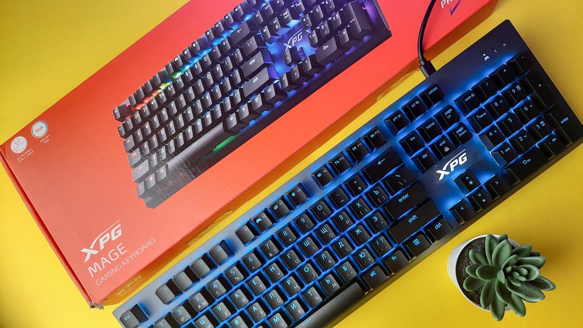 Обзор XPG Mage: игровая механическая клавиатура с RGB-подсветкой и съёмным кабелем