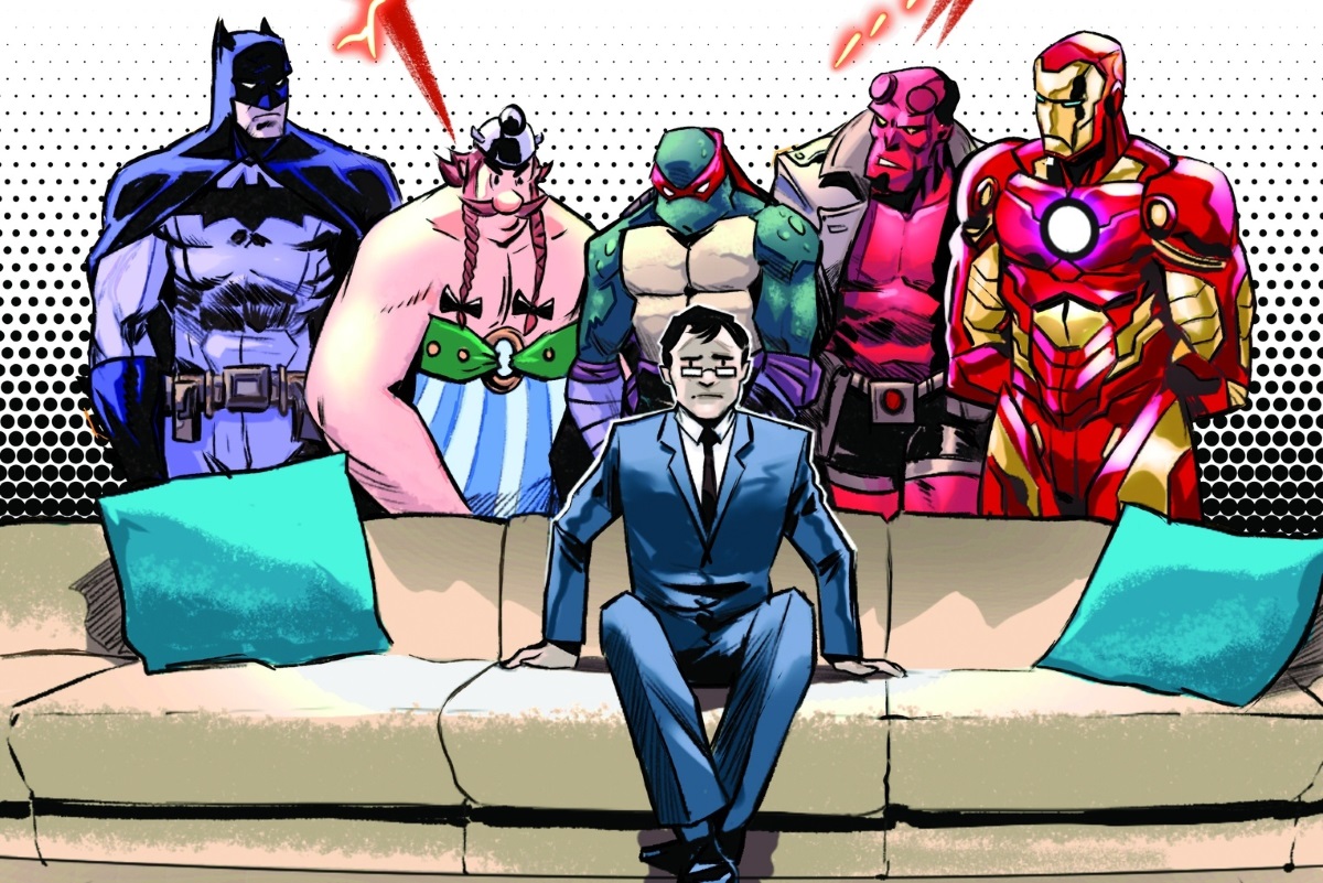 Министру культуры пришлось отвечать за свои слова о фанатах графических историй. Но только в комиксе - изображение обложка