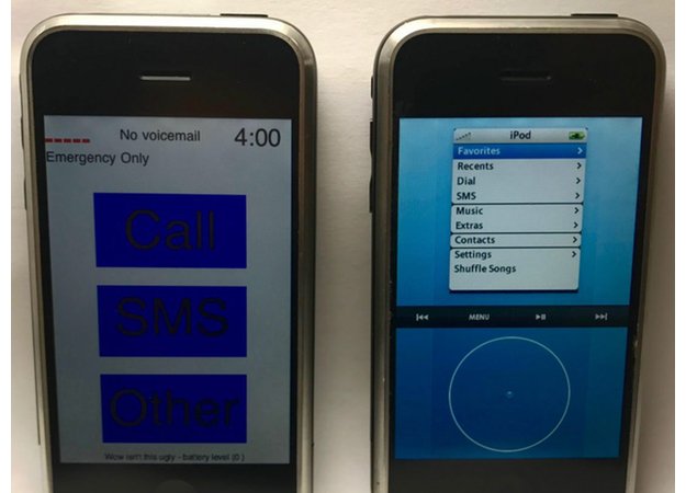 Еще более угловатый прототип ОС для первого iPhone - изображение обложка