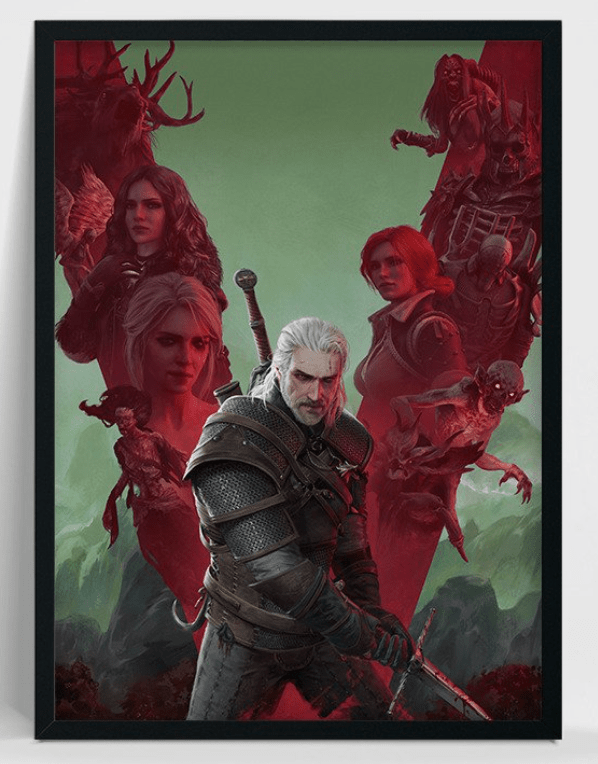 Авторы «Ведьмака» выпустили постер с Геральтом в честь пятилетия «Дикой Охоты» - изображение обложка