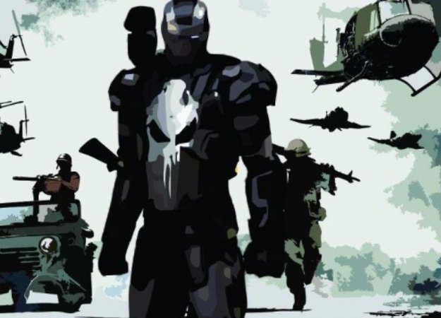 Каратель смотрится очень круто в костюме Железного человека - изображение обложка