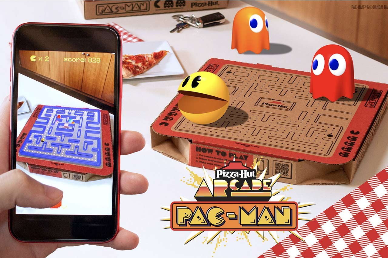 Pizza Hut сделала коробку для пиццы с AR-игрой Pac-Man | Канобу