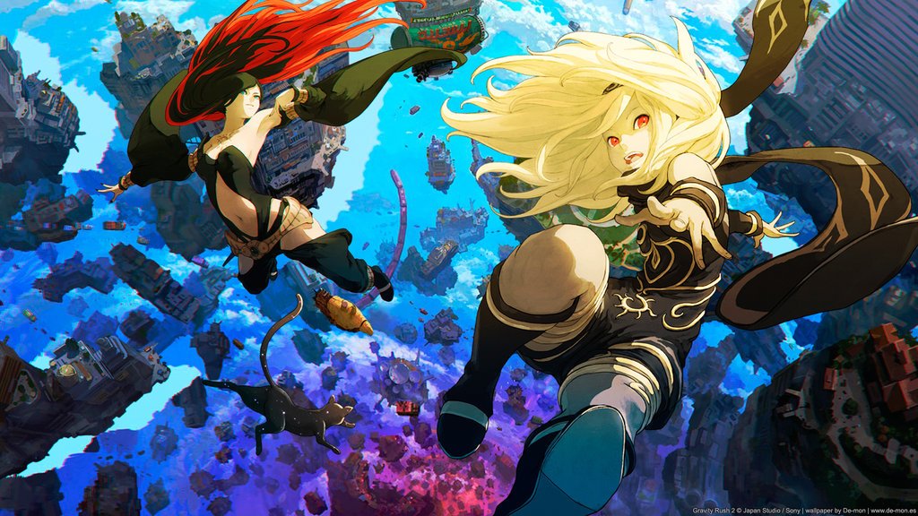 Кэт и Рэйвен бьют гигантских роботов в новом трейлере Gravity Rush 2 - изображение обложка