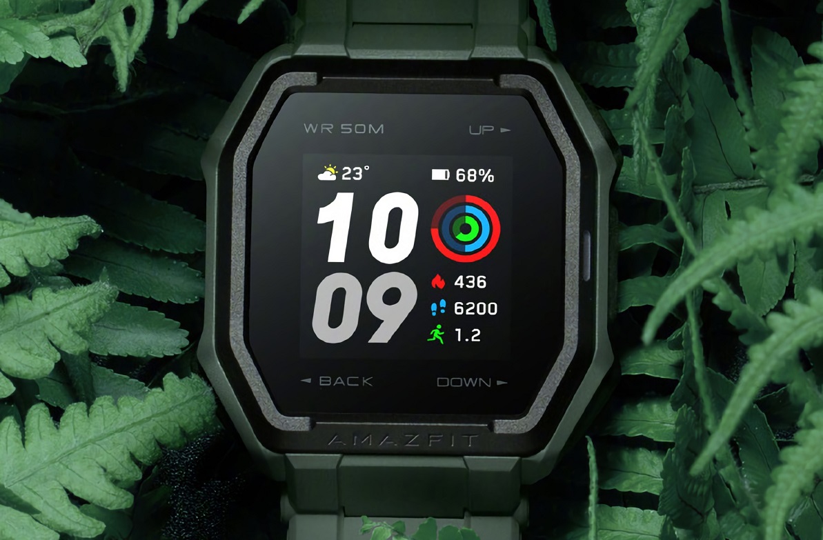 Защищенные смарт-часы Amazfit Ares с GPS не боятся воды и стоят 5000 рублей - изображение обложка