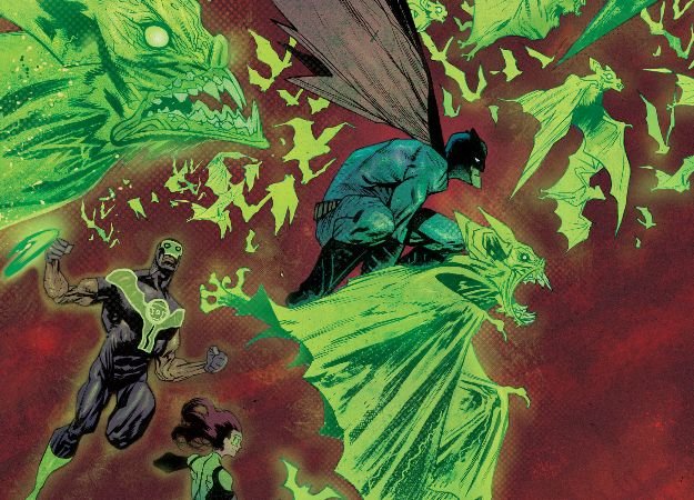 Бэтмен попросил помощи у Зеленых Фонарей - изображение обложка