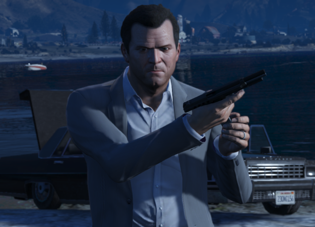 Гифка дня: медленное погружение в безумие в Grand Theft Auto 5