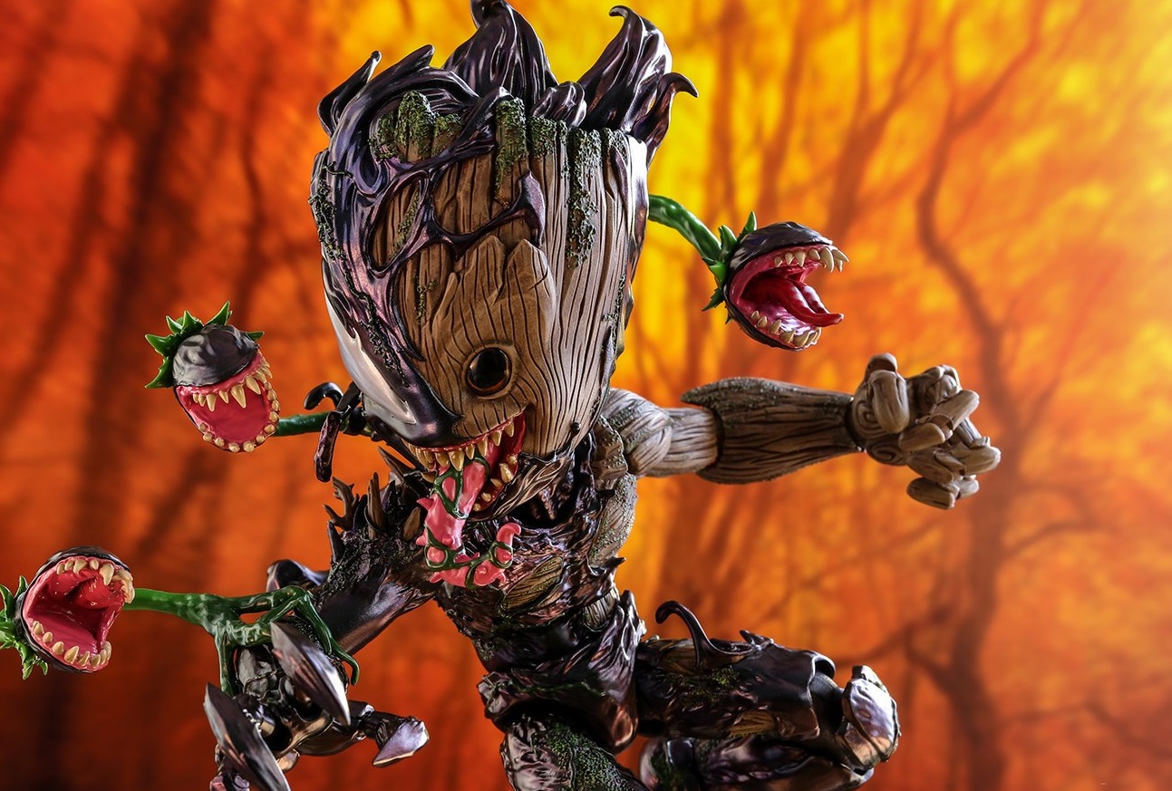 Как бы выглядел малыш Грут под контролем Венома? Показывает Hot Toys - изображение обложка