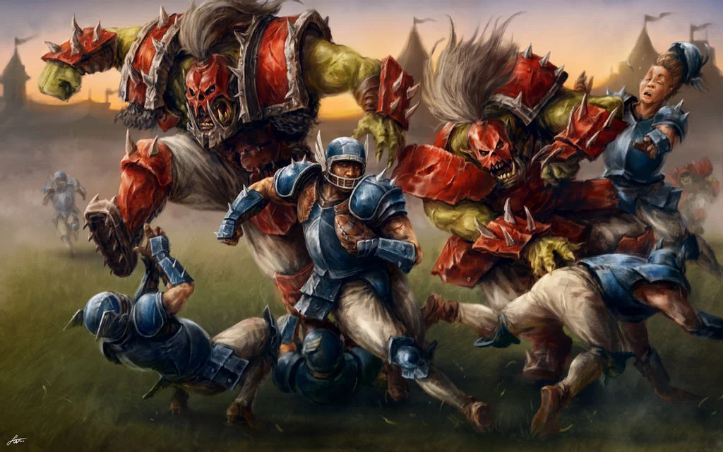 Жестокий спорт: 10 крутых фан-артов по игре Blood Bowl - изображение обложка