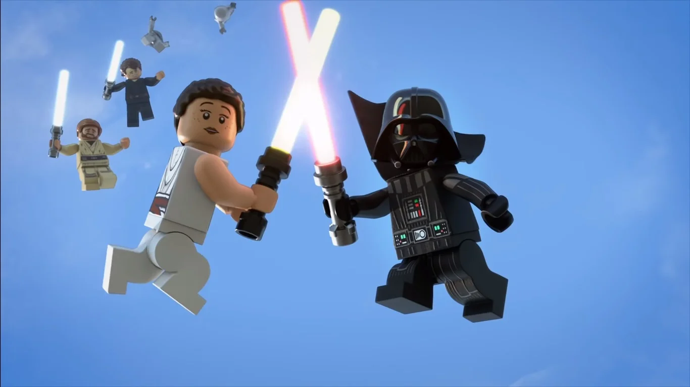 Рей Скайуокер сражается с Дартом Вейдером: вышел трейлер спецвыпуска LEGO Star Wars - изображение обложка