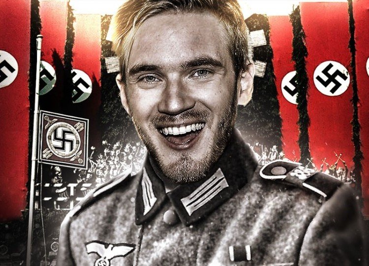 PewDiePie посмотрел на нацистов и решил больше про нацизм не шутить - изображение обложка