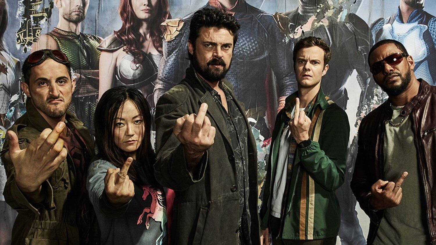 Обложка: промо к сериалу «Пацаны» (2019—…)