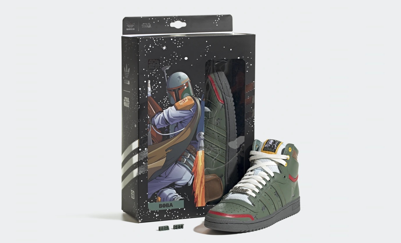 Adidas и Star Wars: кроссовки в стиле Бобы Фетта, Люка Скайуокера, Лэндо Калриссиана и штурмовиков - изображение обложка