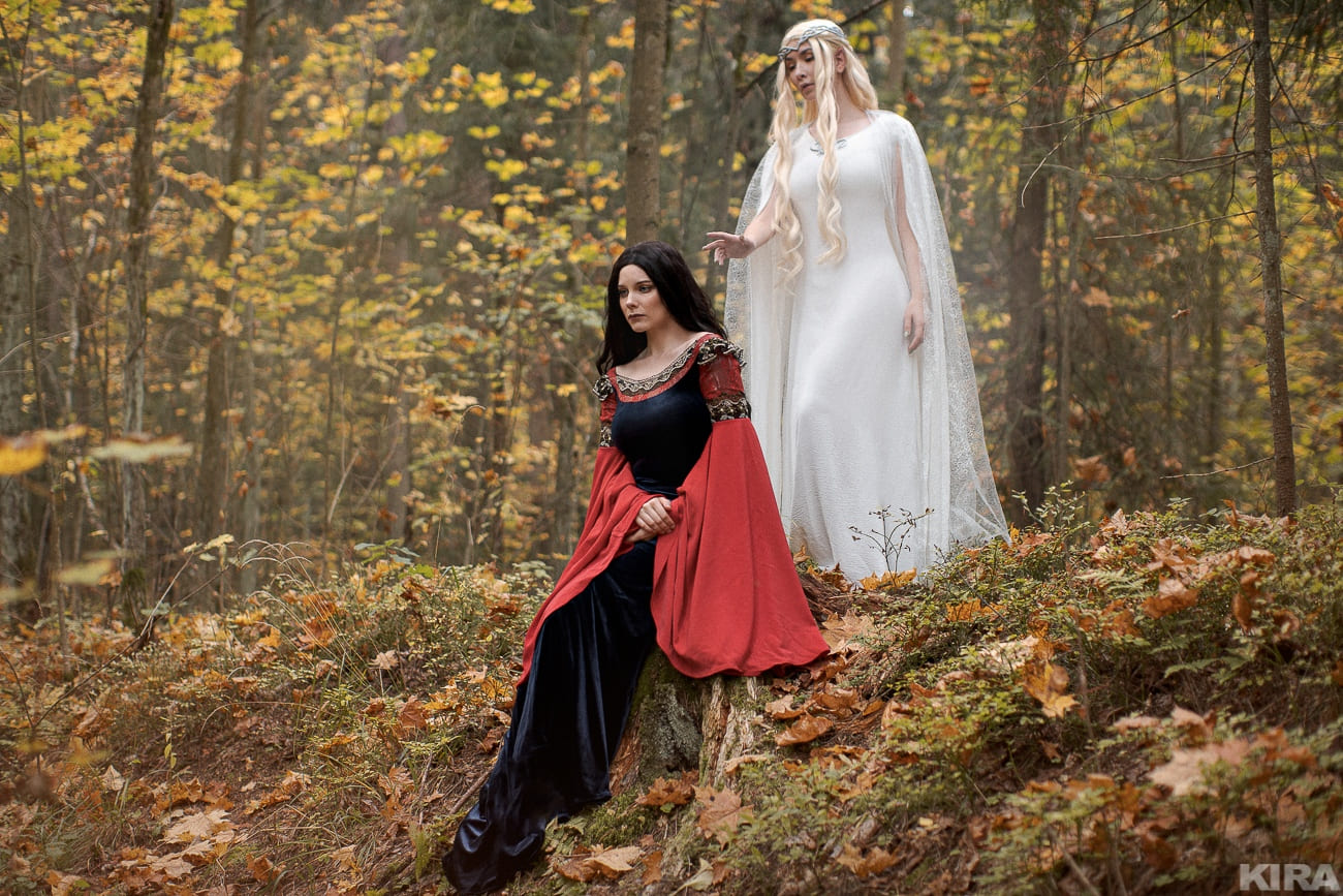 Арвен и Галадриэль в Лотлориэне — любуемся российским косплеем по мотивам «Властелина колец» - изображение обложка
