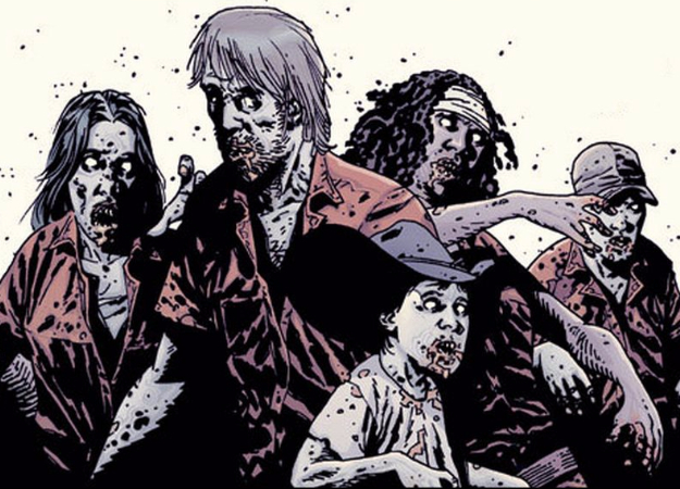 Юбилей «Ходячих мертвецов» отпразднуют потрясающими вариативными обложками - изображение обложка