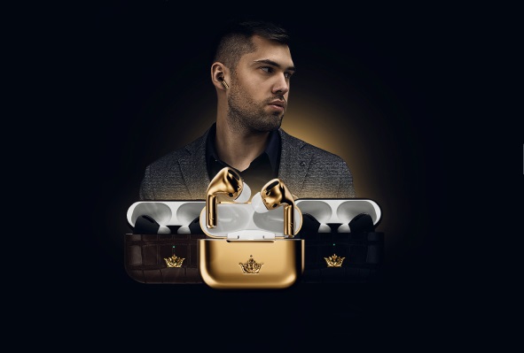 В России вышли золотые AirPods Pro за 4,3 млн рублей - изображение обложка