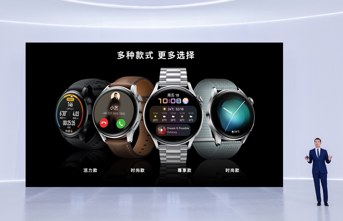 Huawei представила смарт-часы Watch 3 и Watch 3 Pro на HarmonyOS - изображение обложка