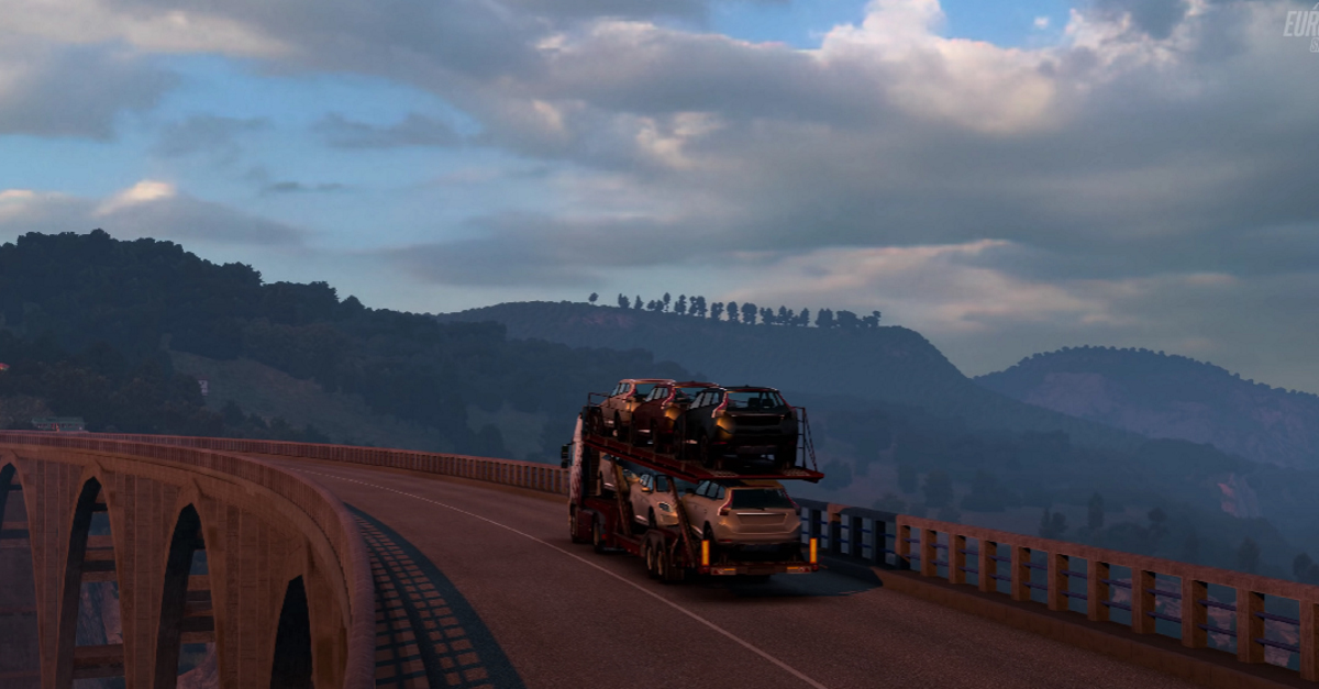 Обложка: кадр из тизера Euro Truck Simulator 2: West Balkans