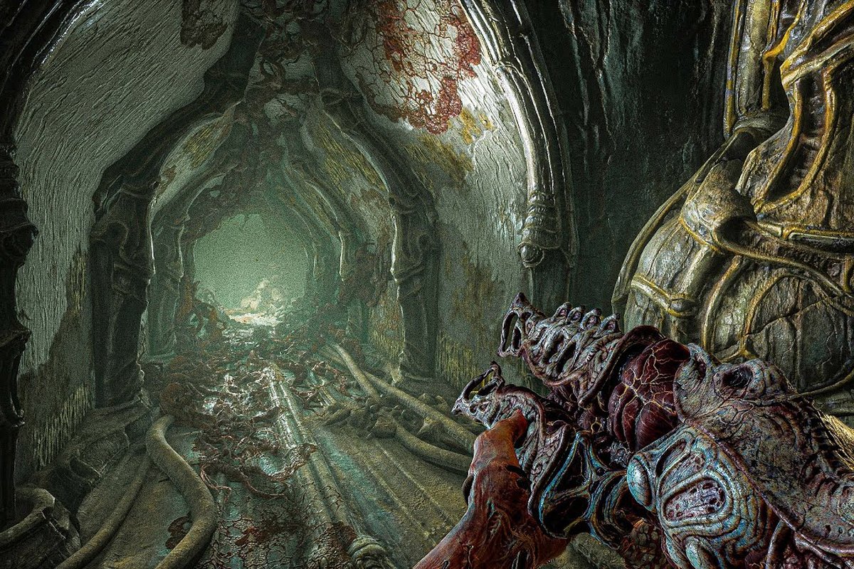 Обложка: скриншот Scorn