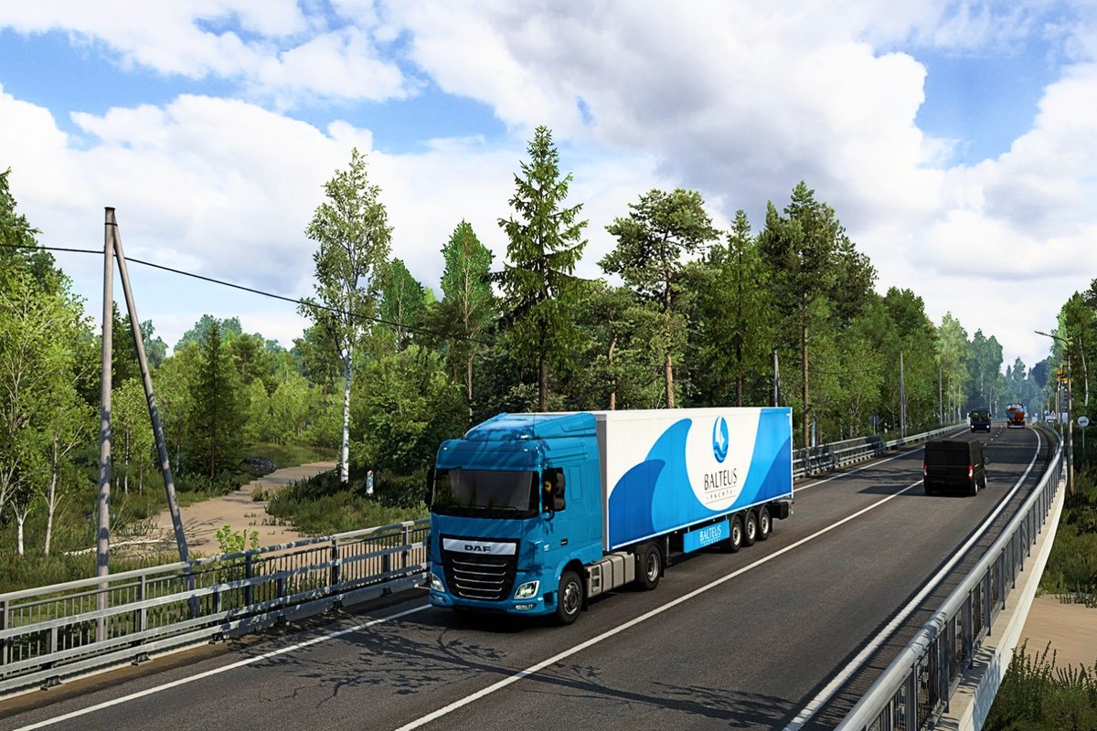 Обложка: скриншот Euro Truck Simulator 2