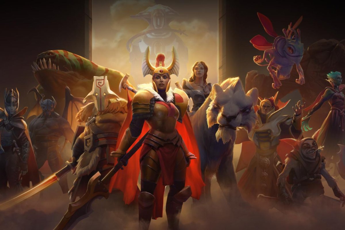 Обложка: промо-арт Dota 2