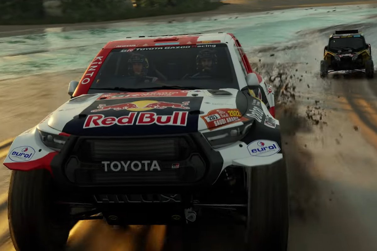 Обложка: скриншот Dakar Desert Rally