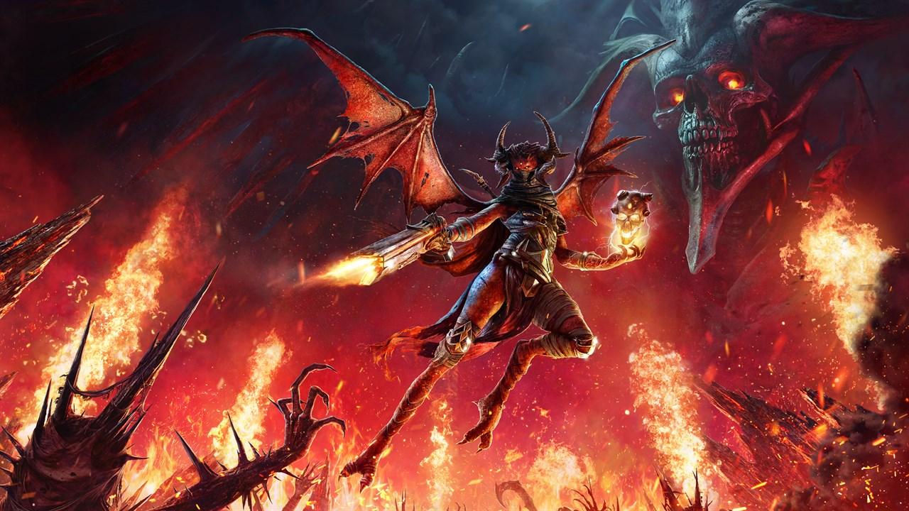 Обложка: постер игры Metal: Hellsinger