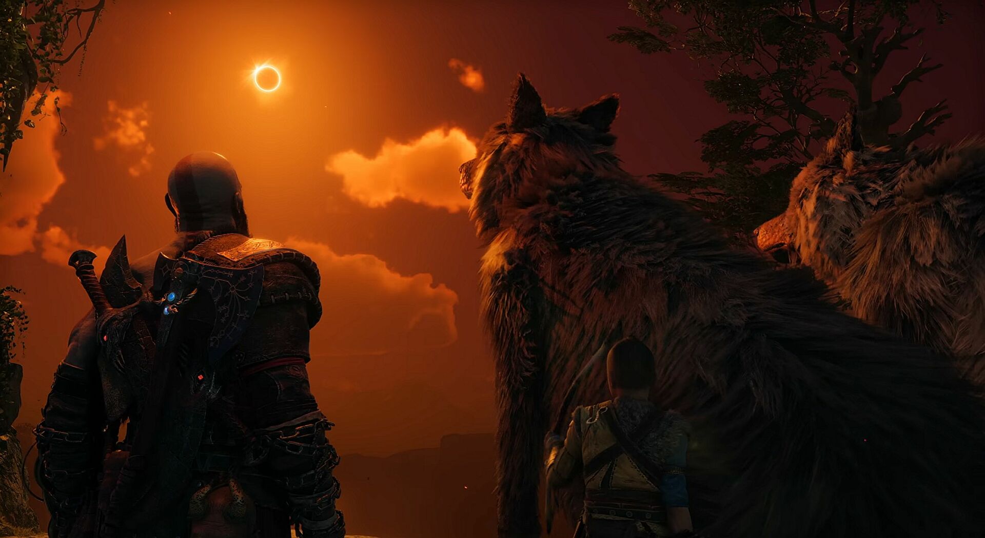 Обложка: скриншот из игры God of War: Ragnarok