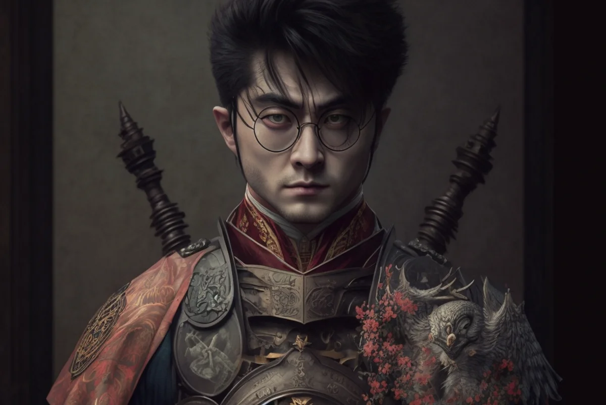 Фанат создал портреты героев «Гарри Поттера» в самурайском стиле с помощью нейросети - изображение 1