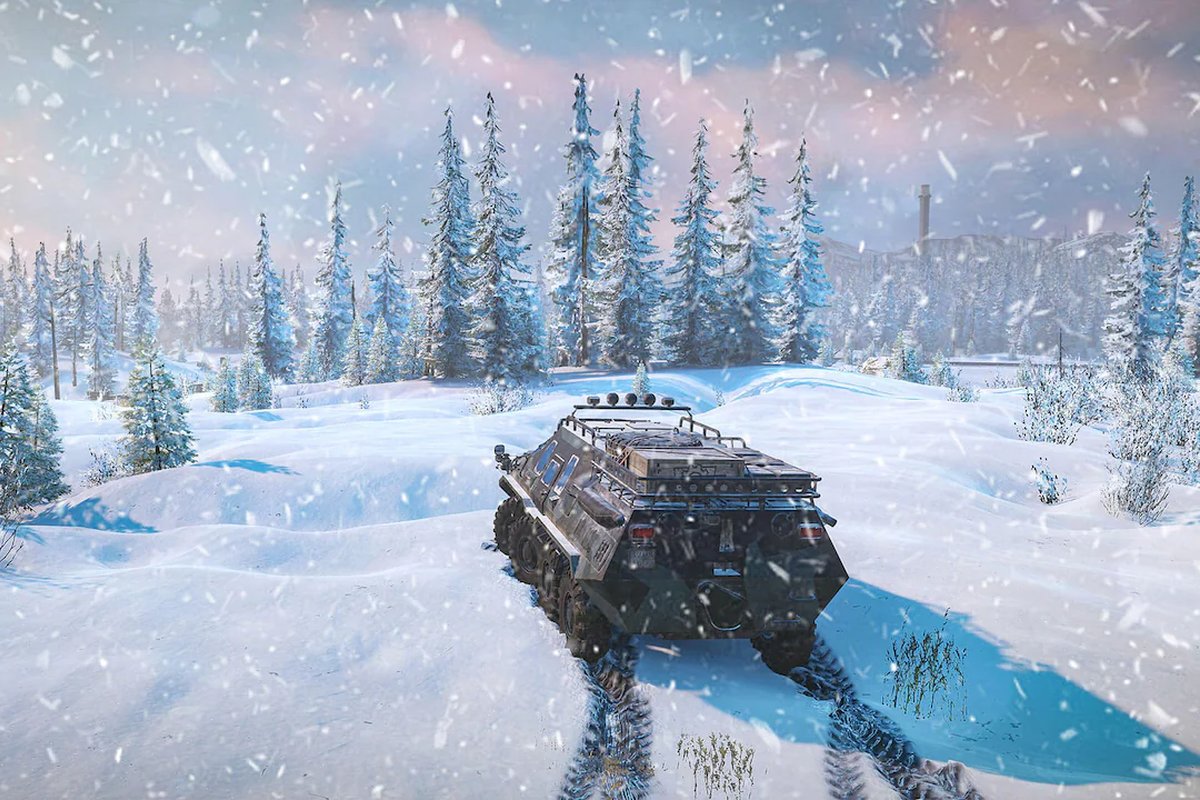 Обложка: скриншот SnowRunner