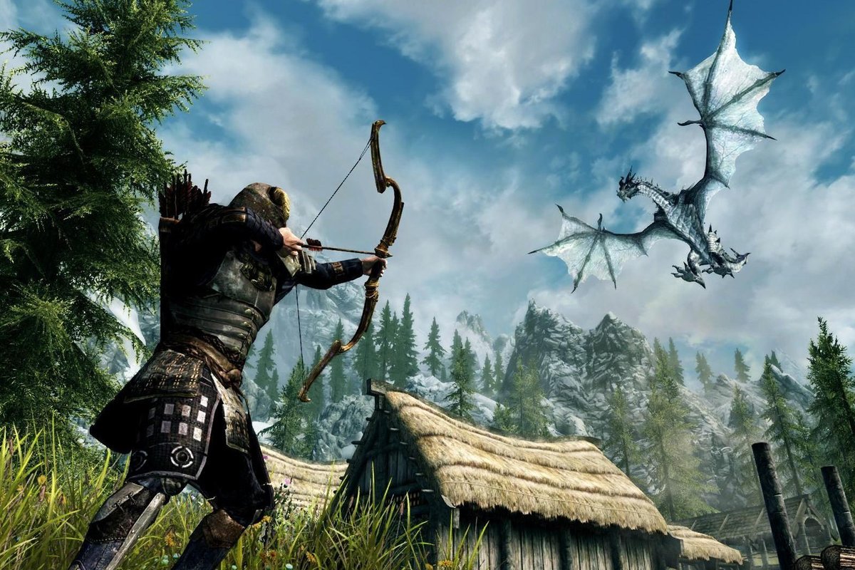 Обложка: скриншот The Elder Scrolls V: Skyrim