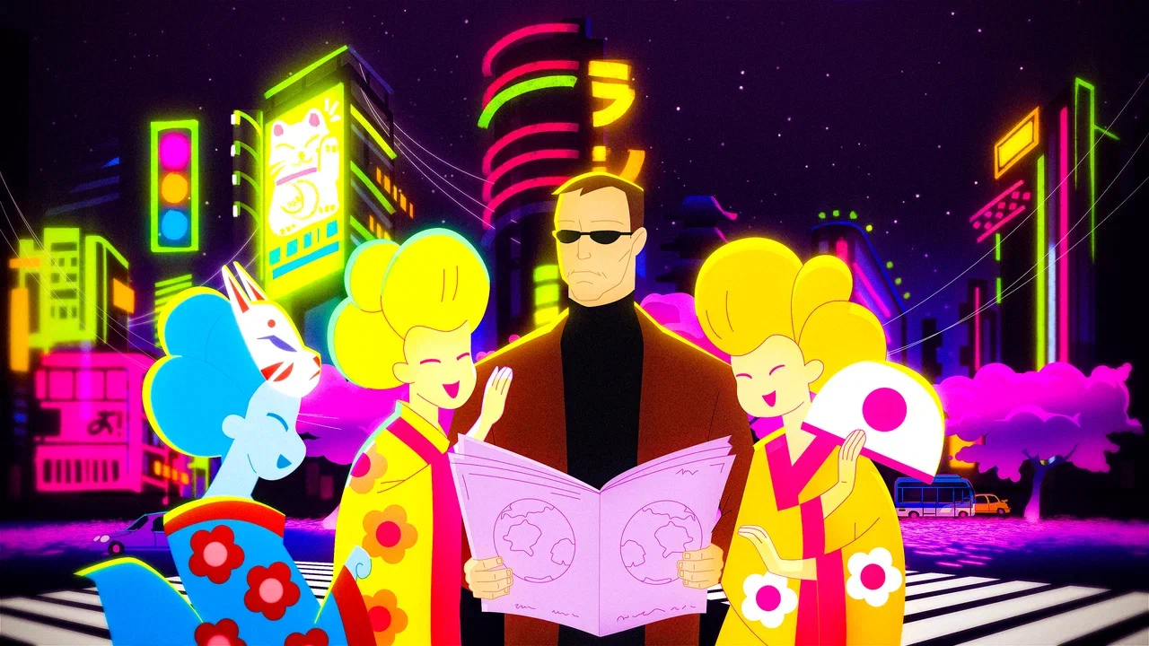 Обложка: кадр из фильма «Пелевин» (2022) // онлайн-кинотеатр KION