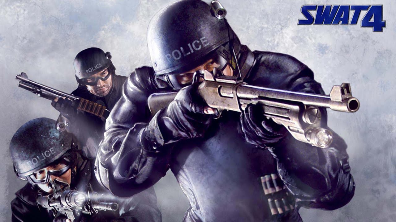 Обложка: постер игры SWAT 4
