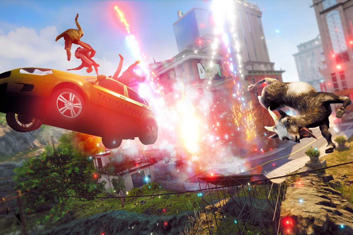 Обложка: скриншот Goat Simulator 3