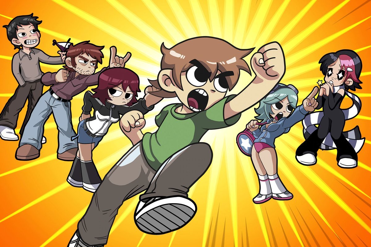 Обложка: промо-арт Scott Pilgrim vs. The World: The Game