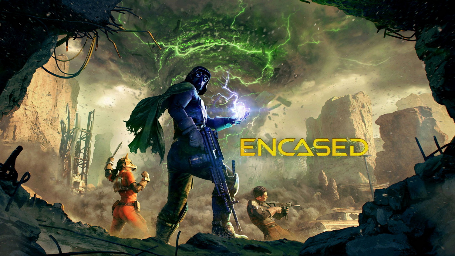 Обложка: постер игры Encased