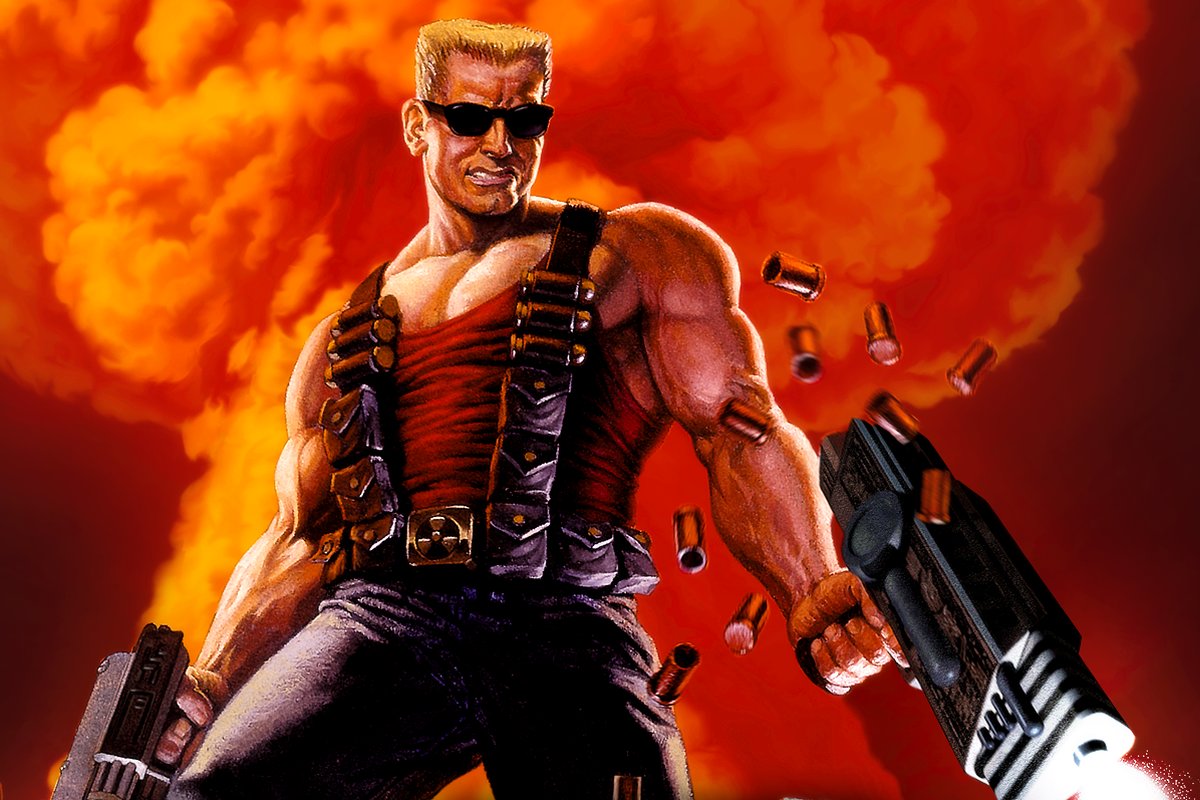 Обложка: промо-арт Duke Nukem 3D