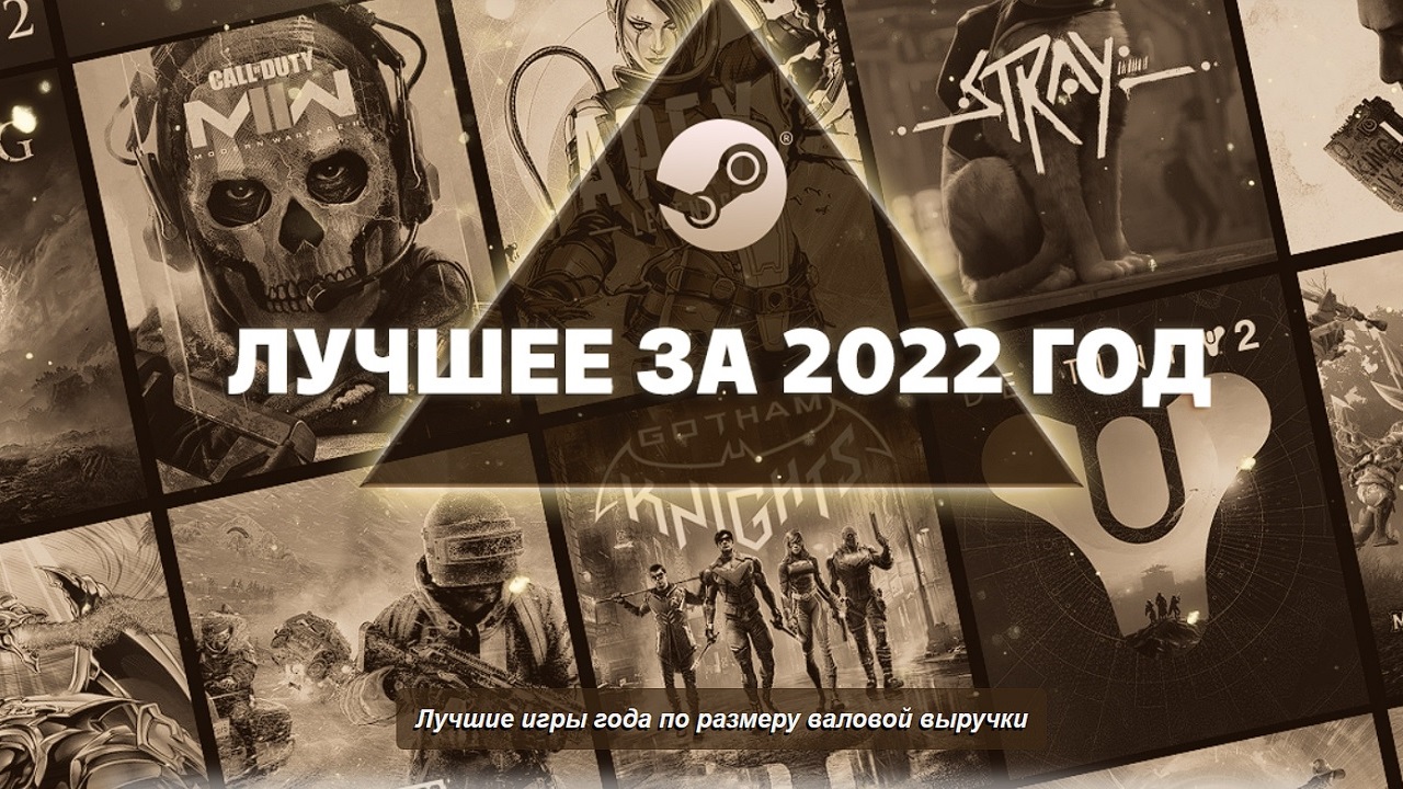 Steam подвёл итоги 2022 года - изображение обложка