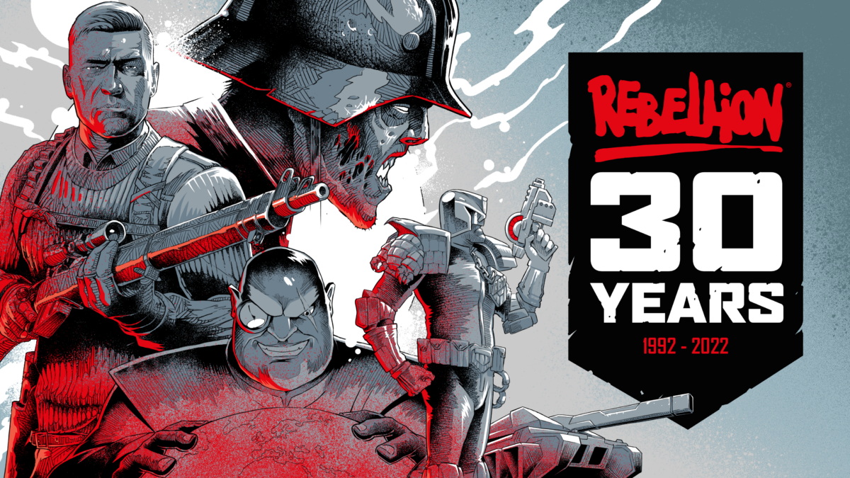 Обложка: арт в честь дня рождения компании Rebellion