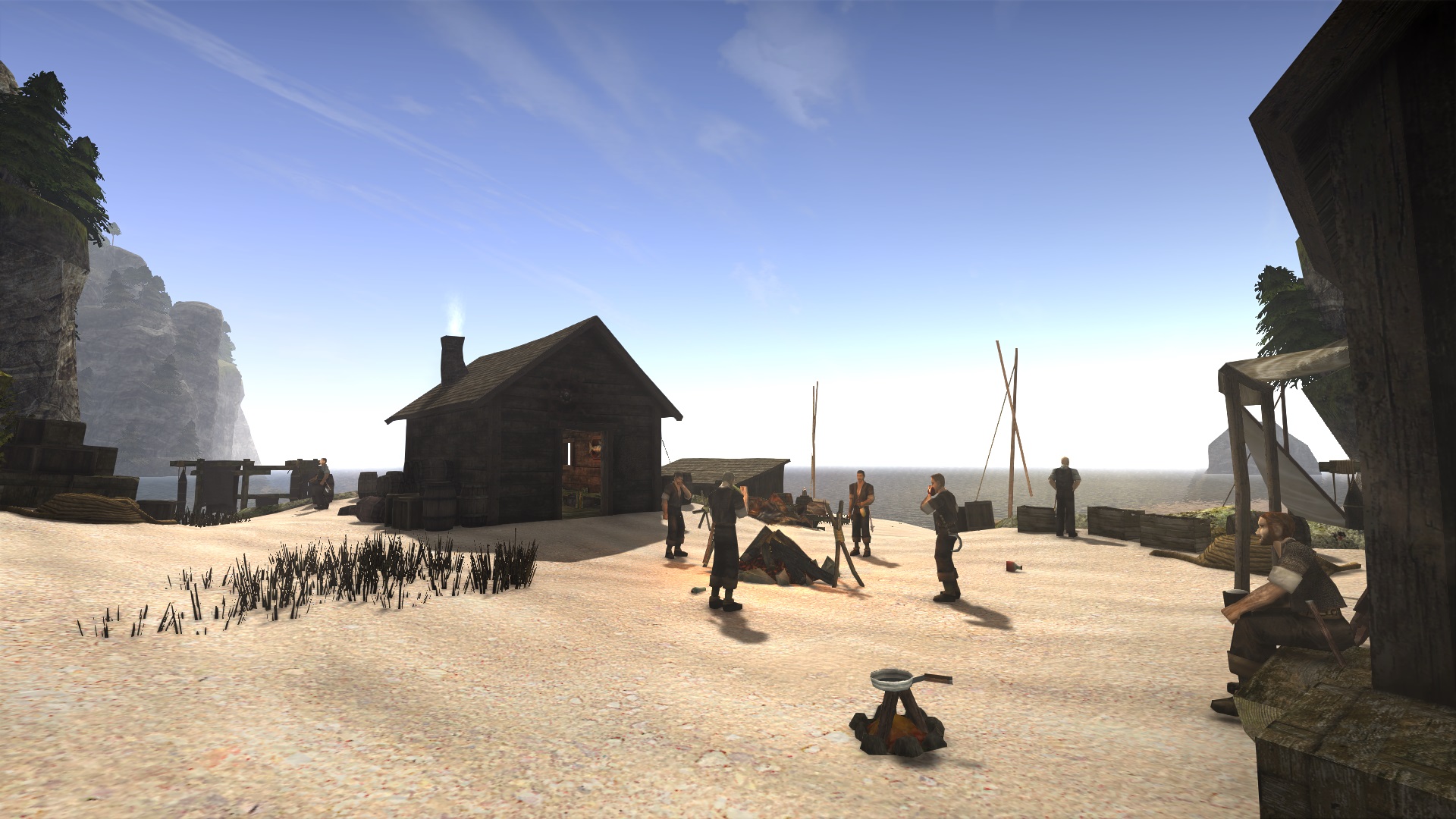 Обложка: скриншот из мода «Хроники Миртаны»