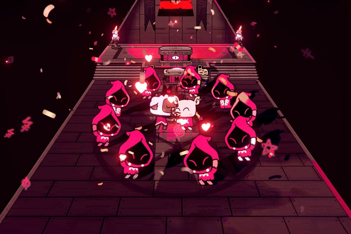 Обложка: скриншот Cult of the Lamb