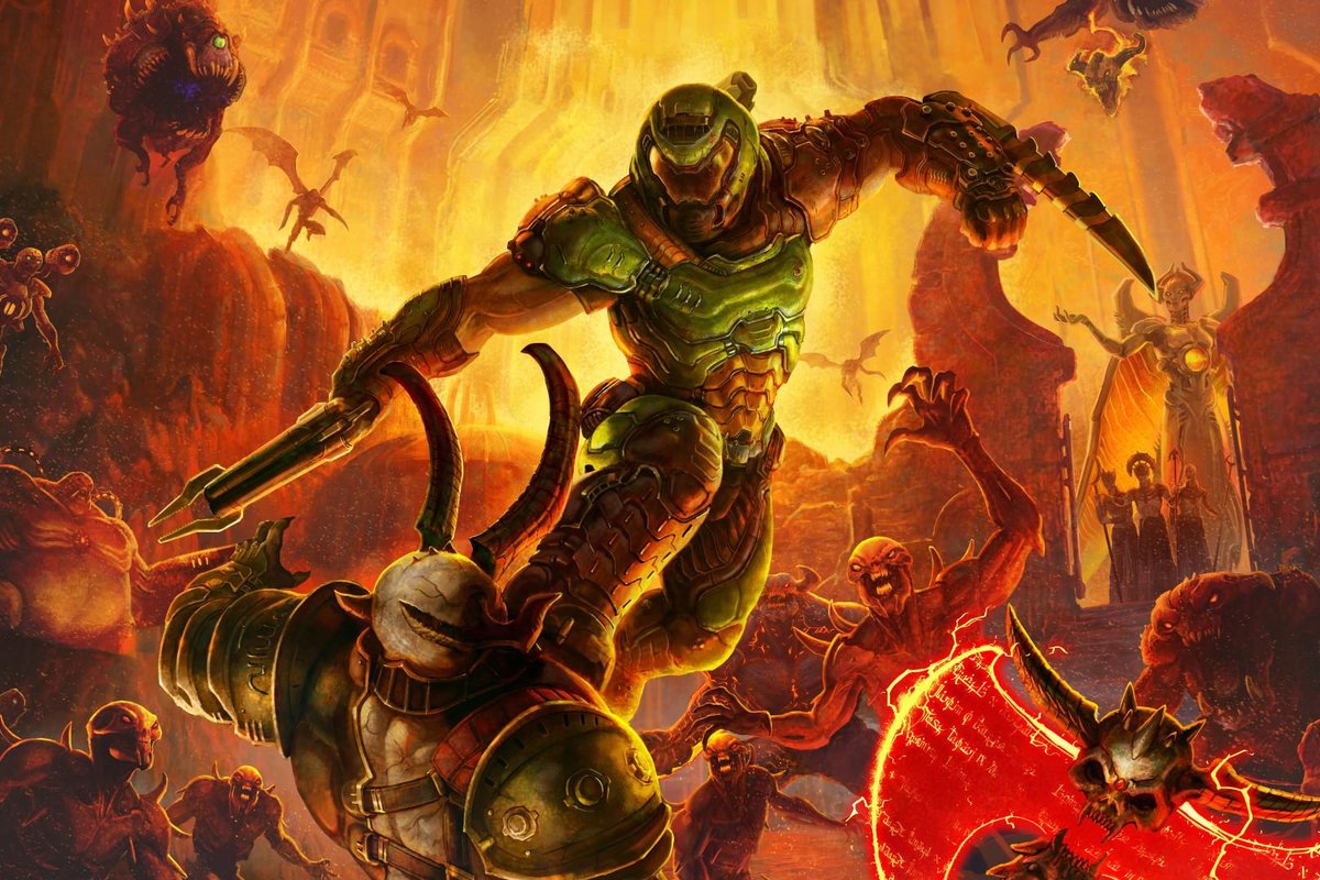 Обложка: промо-арт Doom Eternal