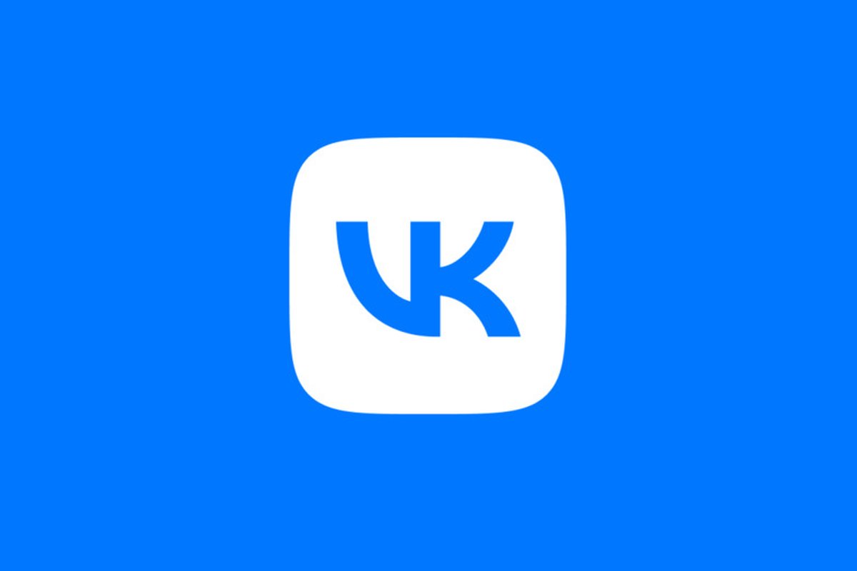 Обложка: лого VK