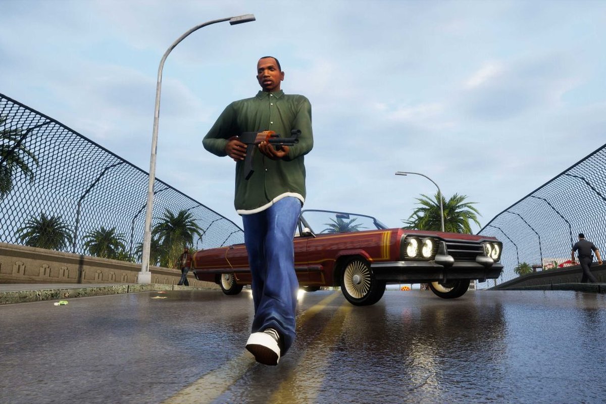 Обложка: скриншот GTA: San Andreas - The Definitive Edition