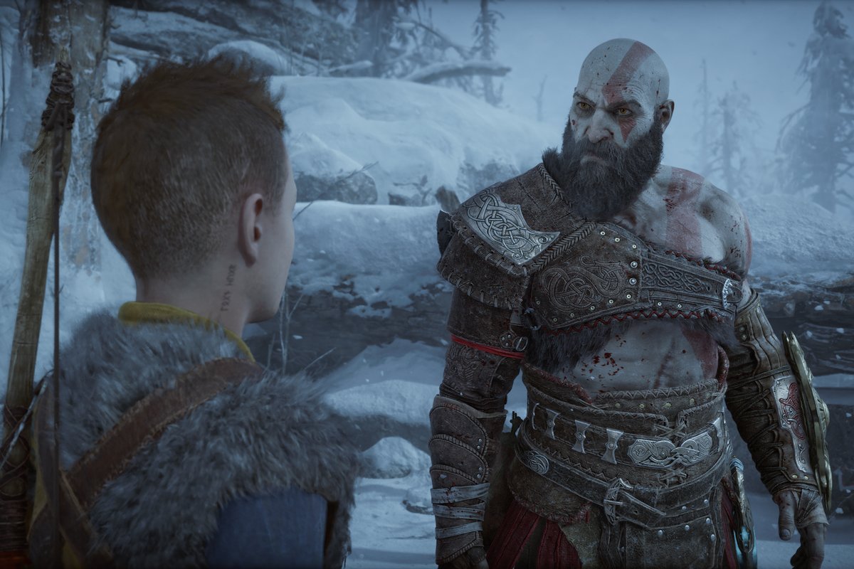 Обложка: скриншот God of War Ragnarok