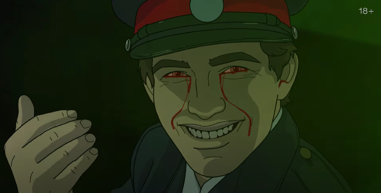 Обложка: кадр из трейлера «‎Антологии русского хоррора: Красный состав» (2023)