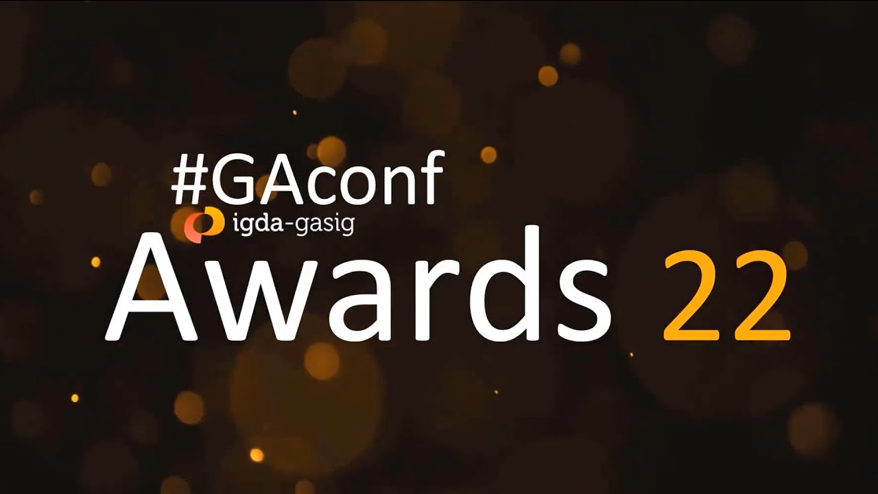 Обложка: логотип GAconf Awards 2022