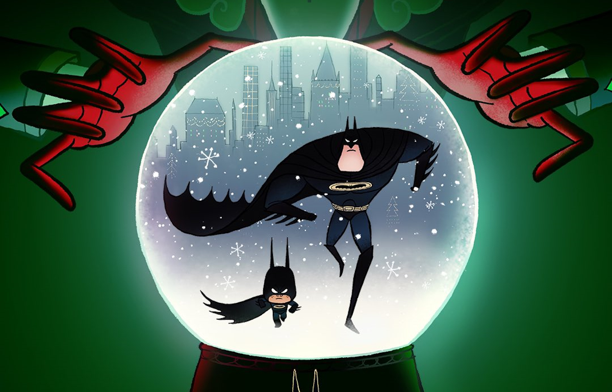 Обложка: постер мультфильма Merry Little Batman (2023)