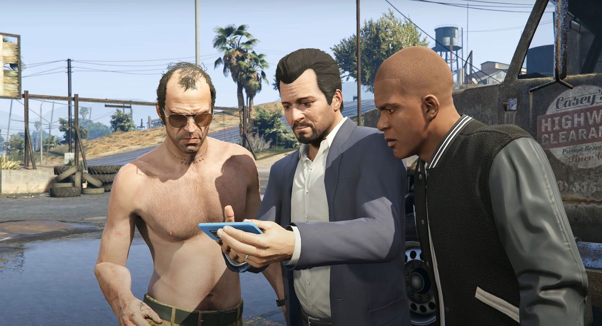 Обложка: скриншот GTA V