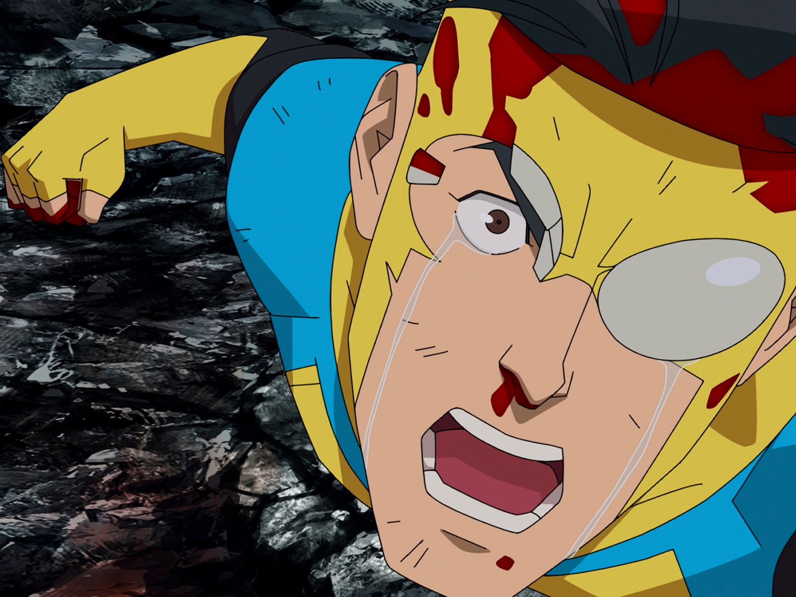 Обложка: кадр анимационного сериала «Неуязвимый» (2021—…)